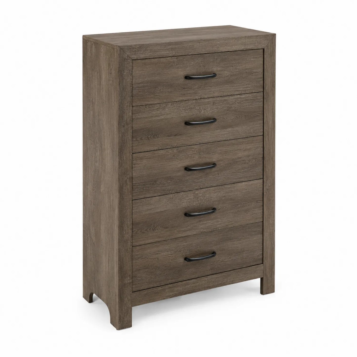 Cajonera de madera con 5 cajones Marrón