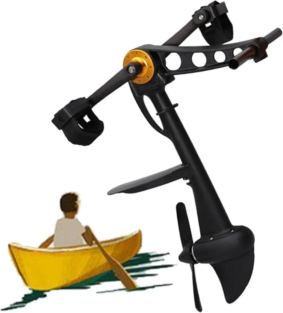 Sistema de pedales para kayak, propulsión a pie para barcos de pesca inflables individuales