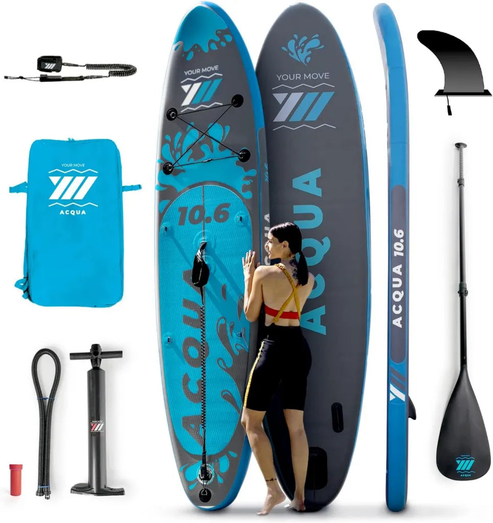 Tabla de Paddle Surf Hinchable 320 cm con Tecnología 3D y Accesorios