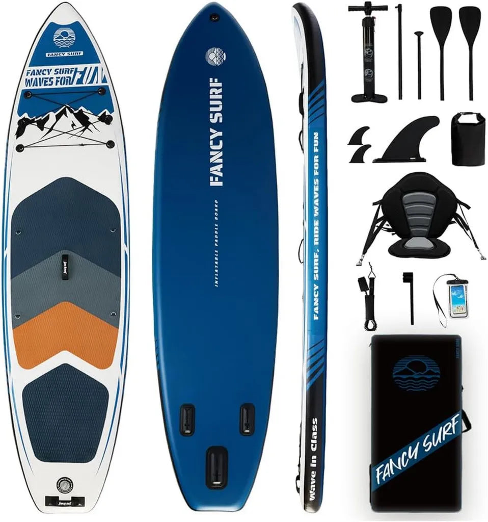 Tabla de Paddle Surf Hinchable 351cm, Set Completo con Accesorios, Soporta Hasta 200kg