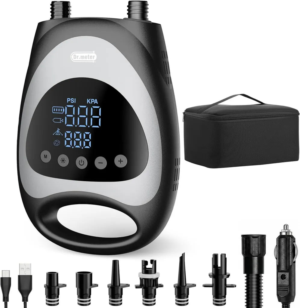 Compresor de Aire Digital 20PSI Portátil para Paddle Surf y Camping