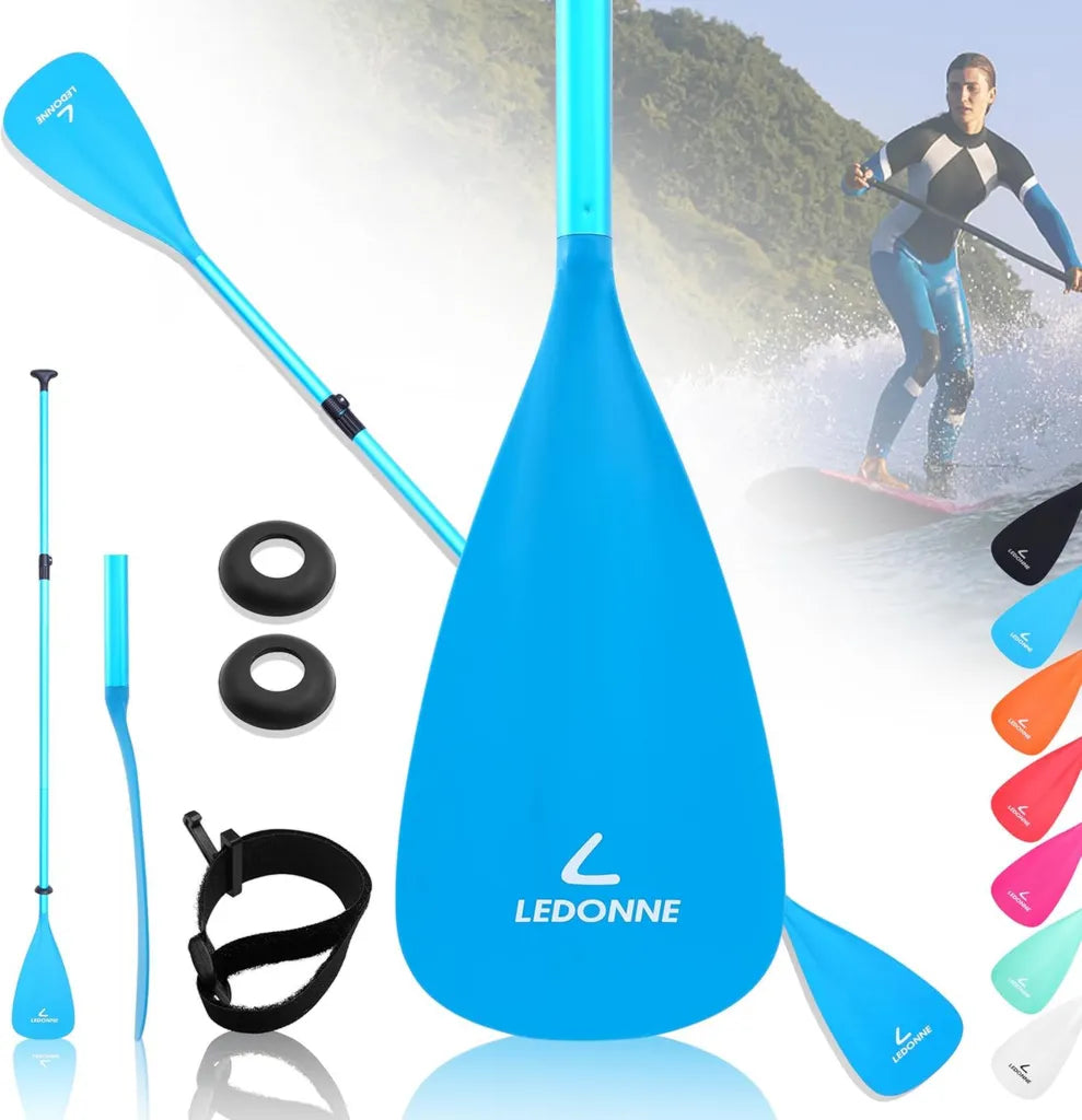 Pala de SUP Ajustable de Aluminio y Nylon para Deportes Acuáticos