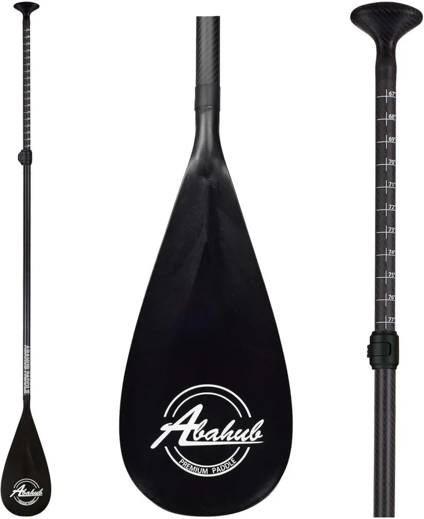 Pala de Paddle Surf Abahub de Carbono Ajustable con Bolsa 170-218cm