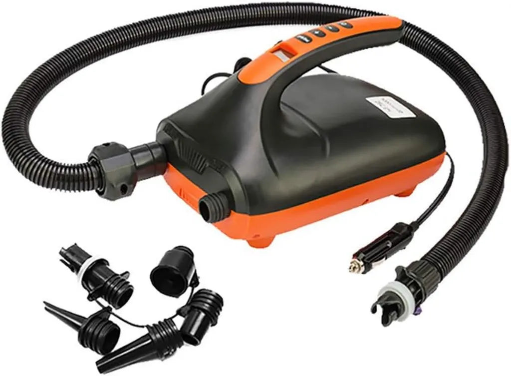 Bomba Eléctrica SUP 20PSI 12V con Apagado Automático para Tablas, Barcos y Más