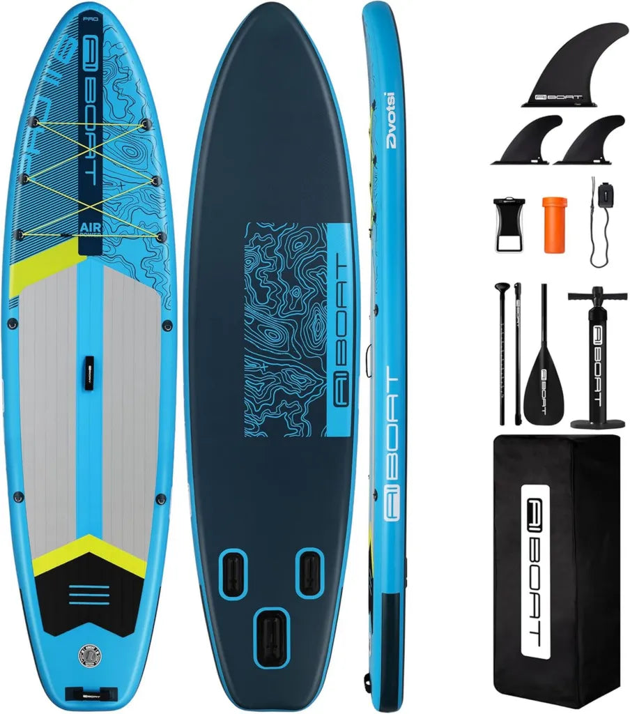 Tabla de Paddle Surf Inflable Completa con Accesorios y Bolsa Estanca