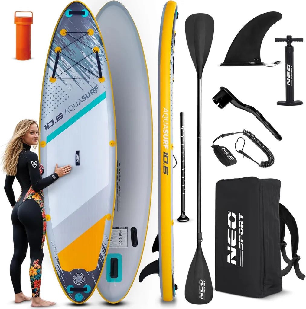 Tabla de Paddle Surf Inflable 320 cm con Accesorios y Mochila