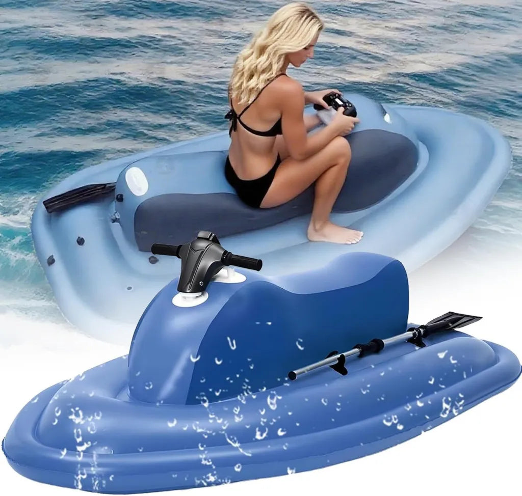Lancha inflable eléctrica portátil para actividades acuáticas