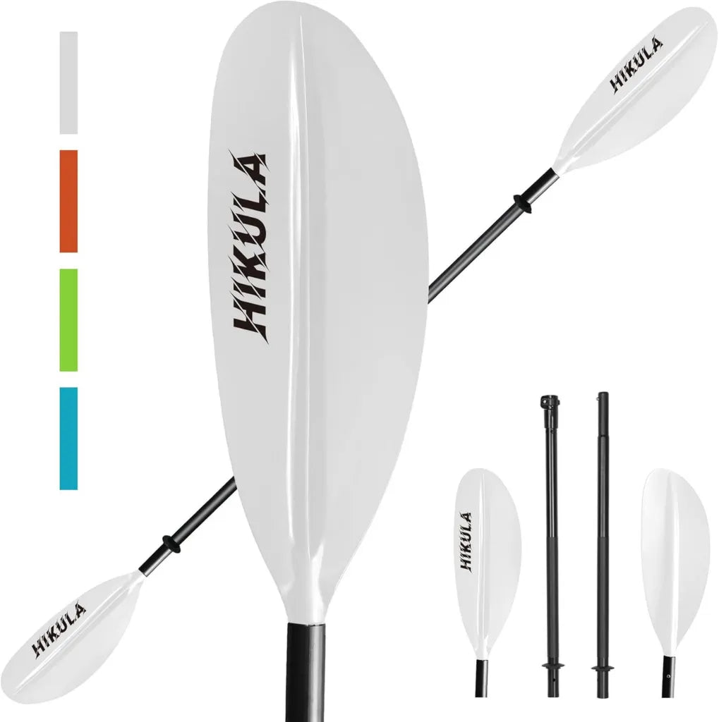 Pala de kayak ajustable 4 piezas, aleación y fibra, gris