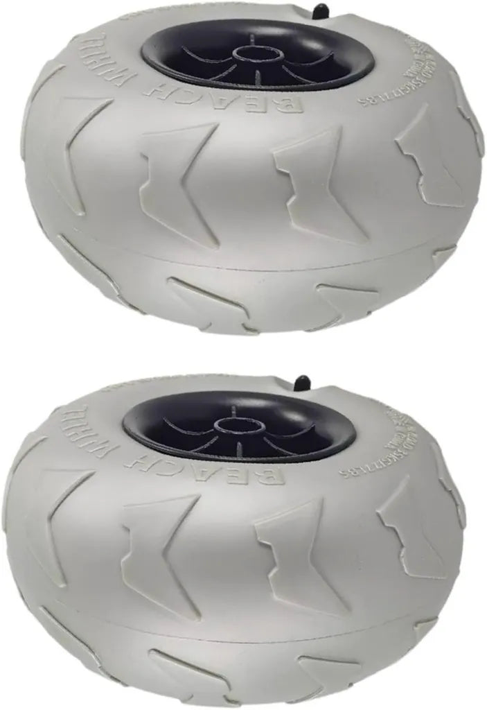 Ruedas de PVC para Carros de Playa y Kayak, Neumáticos de Arena 205x115x20 mm