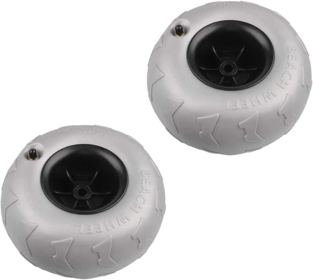 Ruedas de PVC de 8.1 pulgadas para carros de kayak y canoa