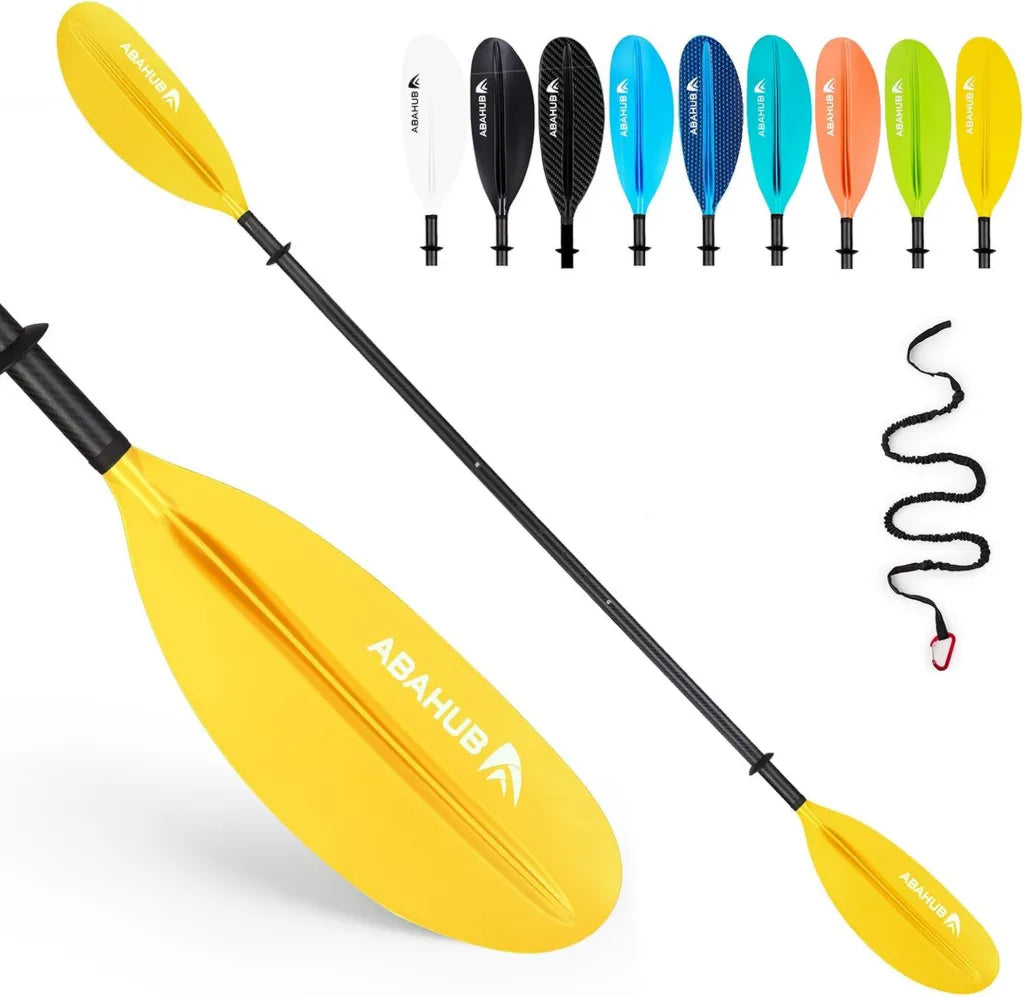 Pala de Kayak Abahub de Carbono Ajustable 220-240 cm