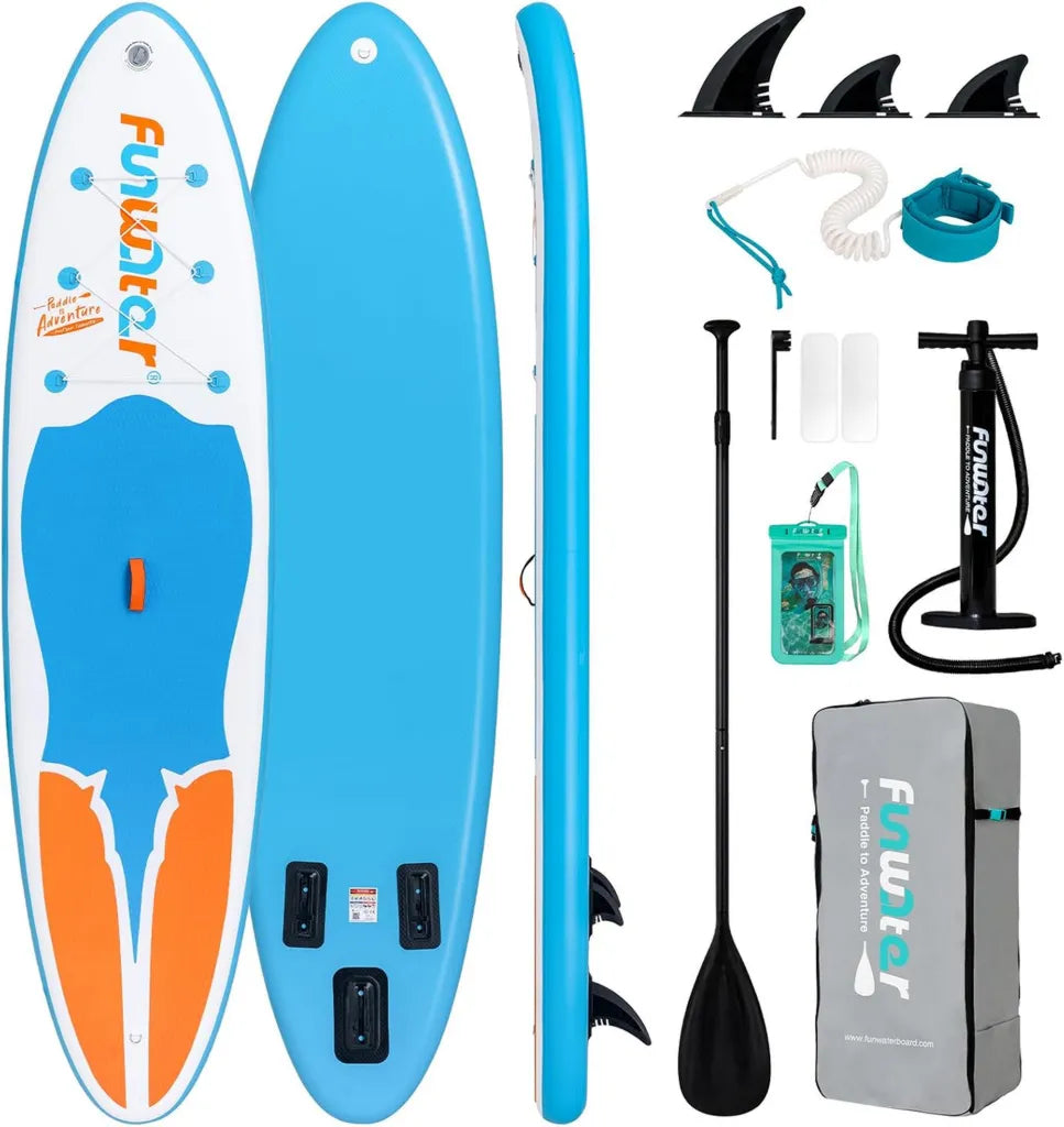 Tabla de Paddle Surf Hinchable con Accesorios Completos para Viaje