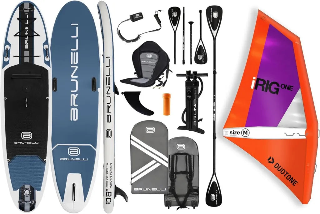 Tabla Paddle Board Hinchable BRUNELLI 10.8 con Vela iRIG M - Naranja