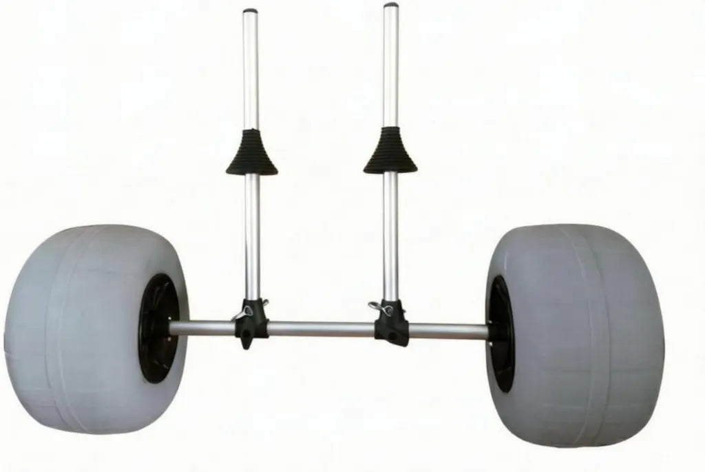 Carro Plegable para Kayak con Ruedas Anchas de Aluminio