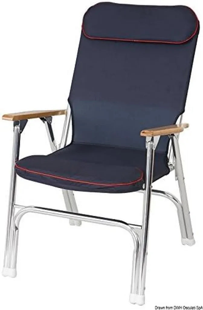 Silla Plegable Acolchada para Cubierta Exterior Osculati