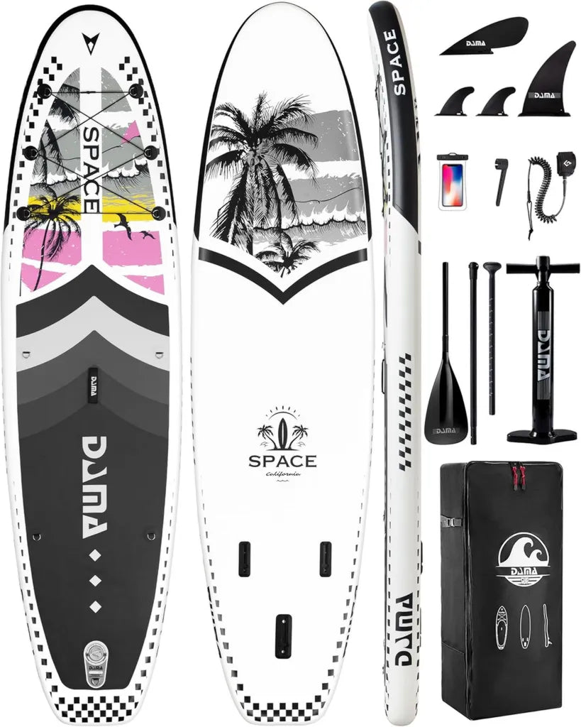Tabla de Paddle Surf Inflable DAMA 11x34x6, Ligera y Resistente para Adultos, Fácil de Inflar y Completa con Accesorios