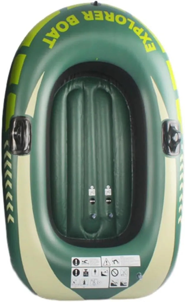 Kayak Inflable de PVC Resistente para Pesca y Actividades Acuáticas