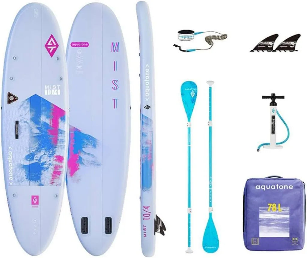 Tabla de Paddle Surf Inflable Aquatone Air-Sup Compact 10'4' Todo Terreno