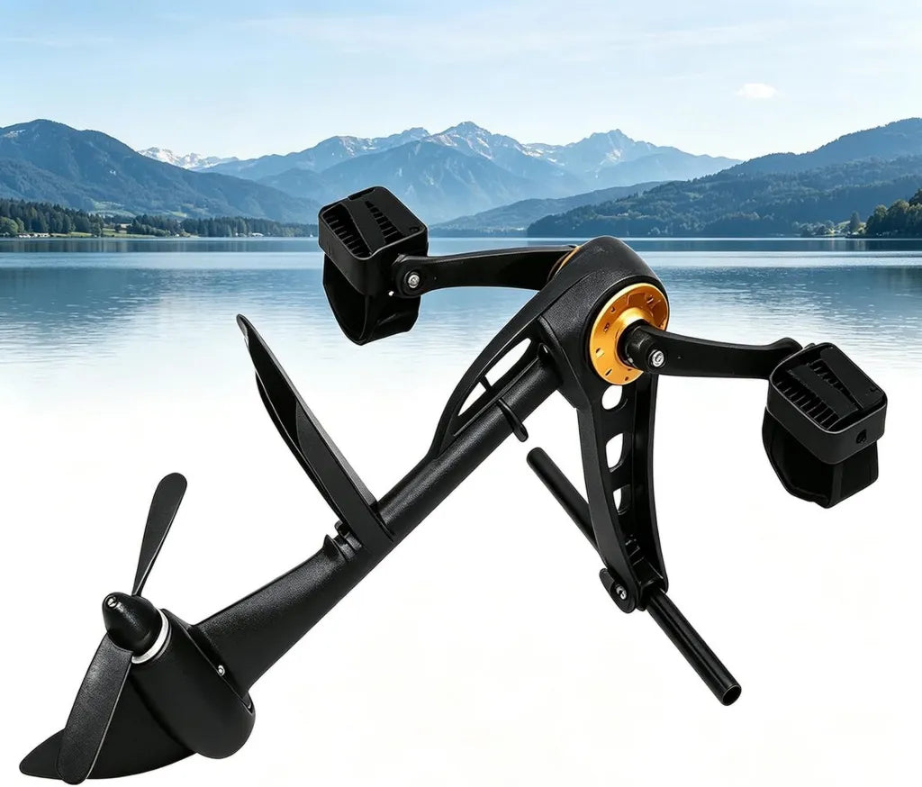 Sistema de Pedaleo para Kayak con Pedales Ajustables, Compatible con Kayaks de Pesca
