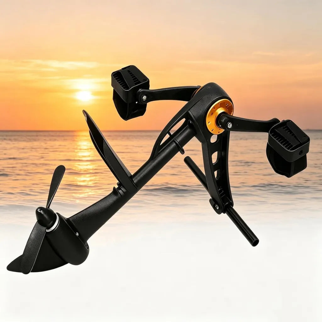 Kayak con Pedales para Pesca, Navegación Reversible, Equipo Deportivo Acuático, Ideal para Pescadores