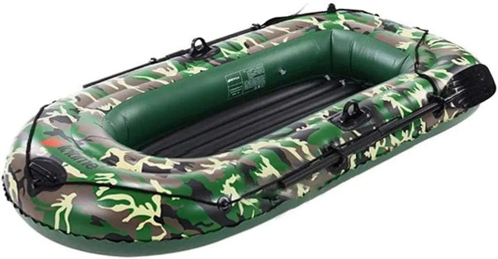 Barca Hinchable Seahawk para Pesca y Remo, 2/3/4 Personas, Resistente y Plegable