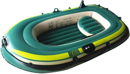 Kayak Hinchable Whiteswan para 2/3 Personas, Canoa de PVC Ideal para Pesca y Deportes Acuáticos