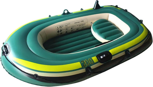 Kayak inflable para 2 adultos, ligero y duradero, ideal para pesca en ríos y lagos