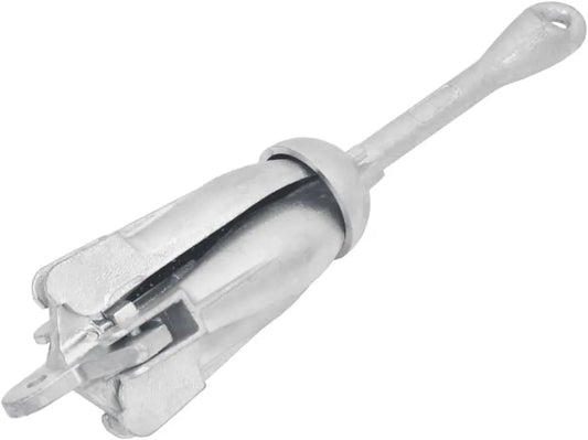 Ancla Plegable Galvanizada para Barco, 6 kg, Ideal para Kayak, Canoa y Pesca