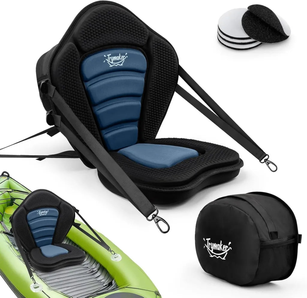 Asiento Ajustable Trymaker para Kayak y Tabla de Remo, Capacidad 120 kg