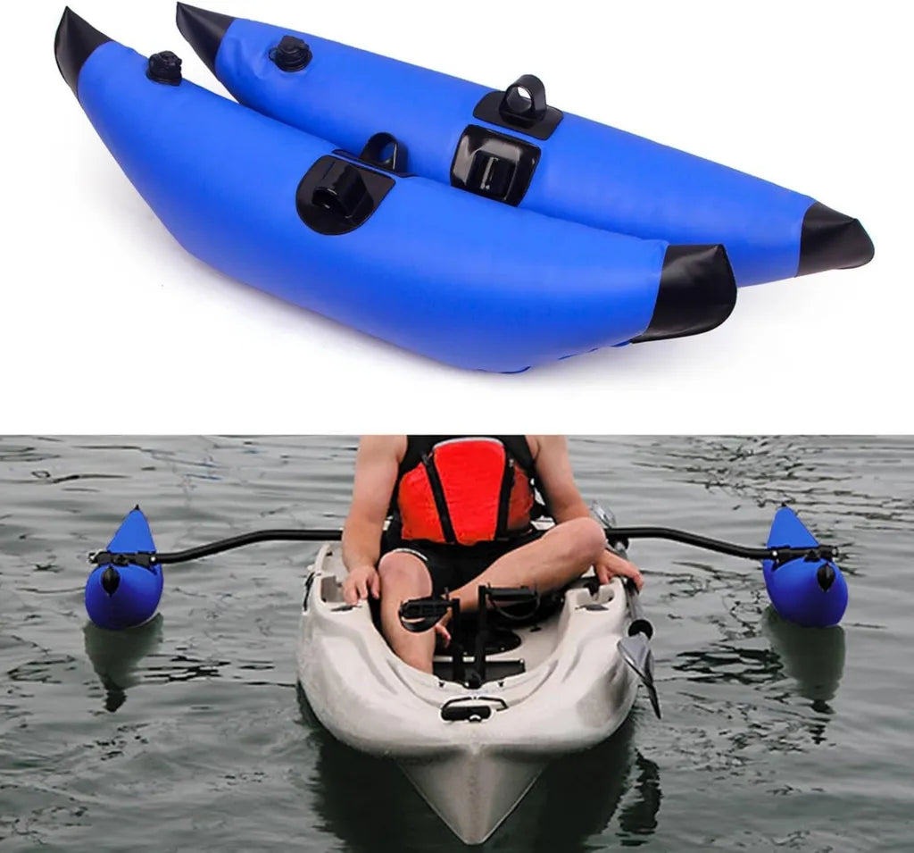 Estabilizadores Inflables de PVC para Kayak, Seguridad Mejorada para Navegar, Pescar y Remar