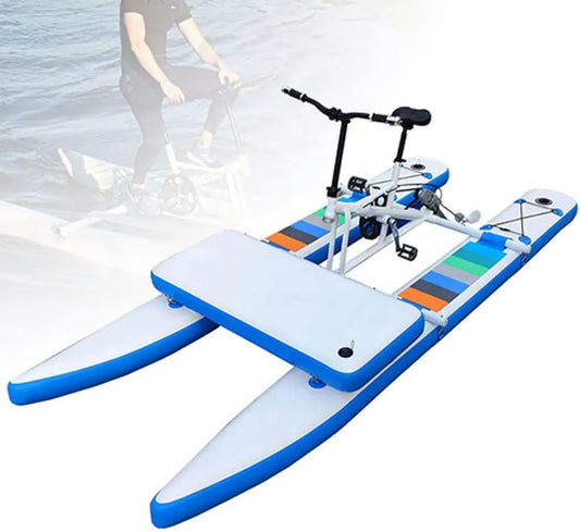 Bicicleta Acuática Inflable para Lagos y Océanos, Kayak de Pedales para Recreación en Parques
