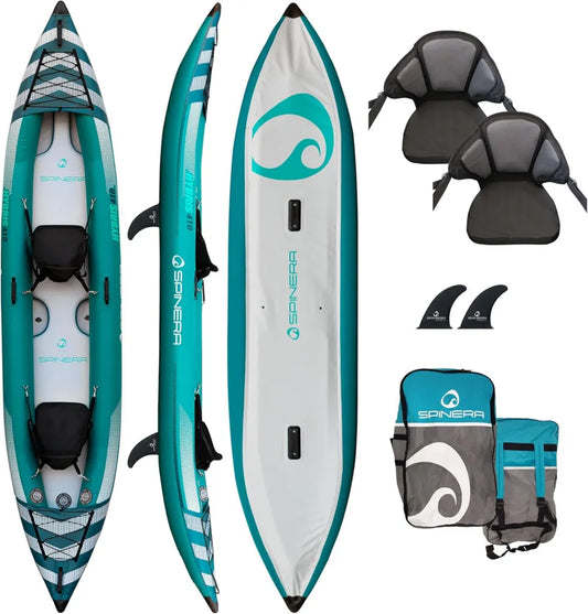 Kayak Inflable Spinera Hybris 410 con Accesorios