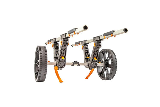 Carro Universal para Kayak YakAttack TowNStow - Plegable con Almohadillas Ajustables y Ruedas para Terrenos Difíciles