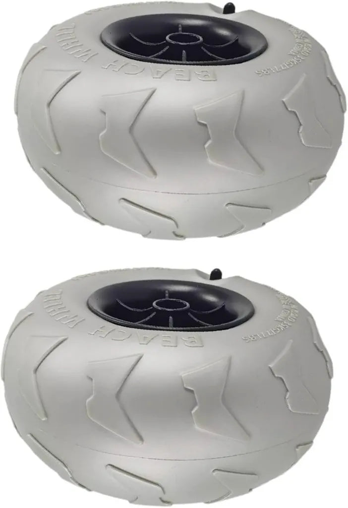 Ruedas Anchas para Carrito de Kayak, Neumáticos de Globo 8.1'' para Arena