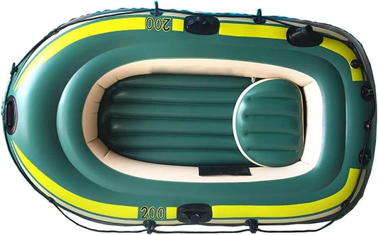 Kayak hinchable de PVC para 2 personas, perfecto para pesca y aventuras al aire libre