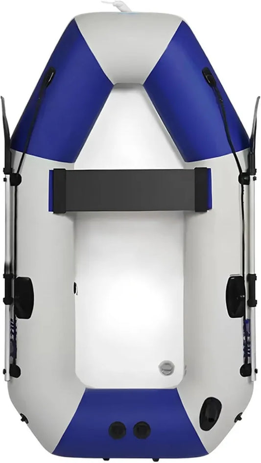 Kayak inflable para 2-3 personas - Canoa duradera y portátil con capacidad de 600 kg para camping, pesca y aventuras