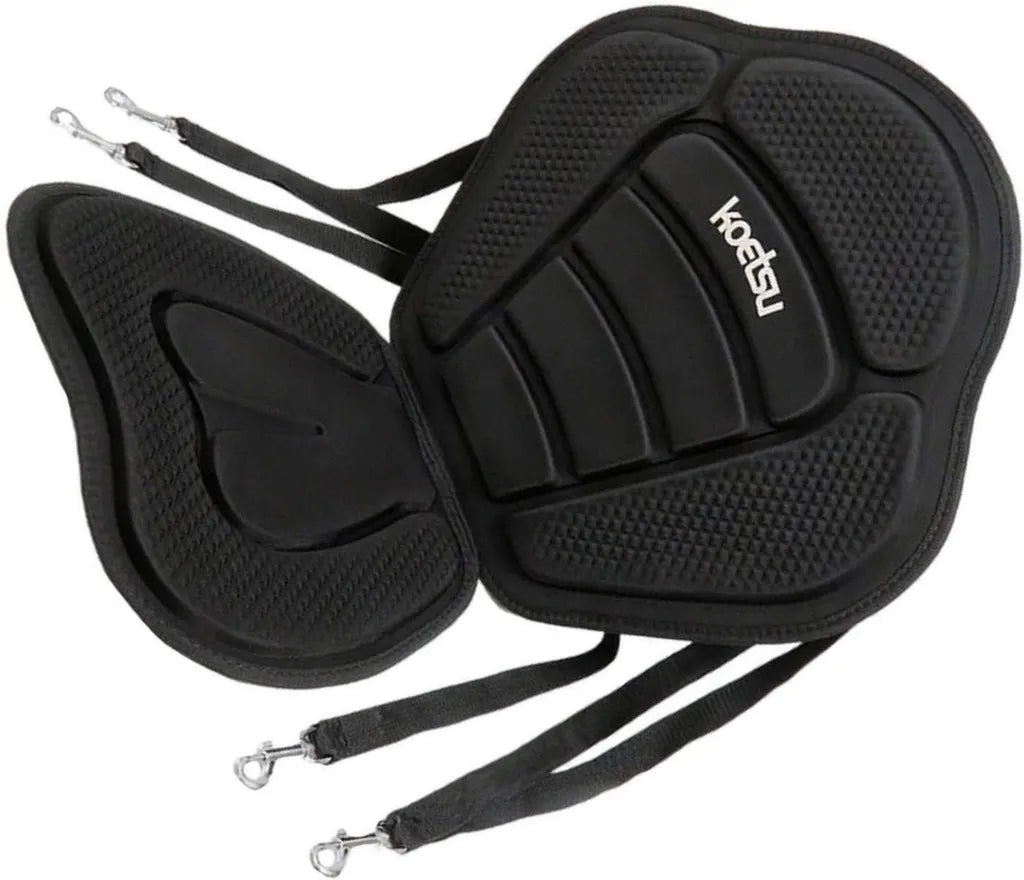 Asiento ergonómico ajustable para kayak y pesca con respaldo desmontable