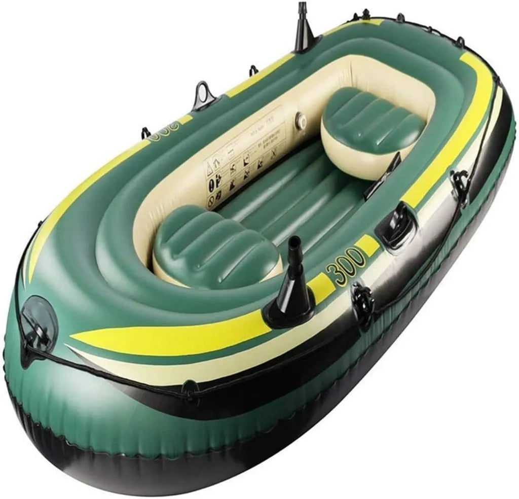 Kayak Inflable de Plástico para Pesca con Espacio Doble o Triple
