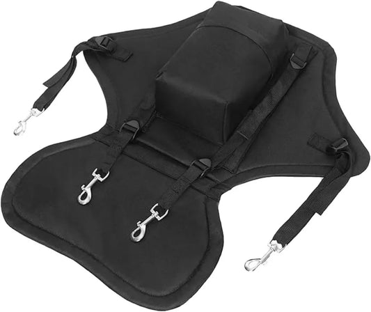 Asiento Ajustable para Kayak con Almacenamiento, Silla Desmontable y Cómoda para Paddleboard