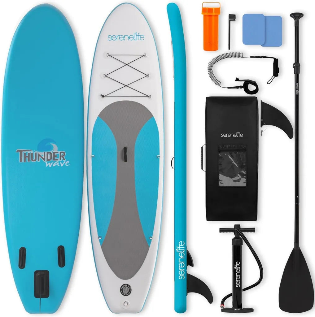 Tabla de Paddle Surf Hinchable Ancha con Accesorios Premium