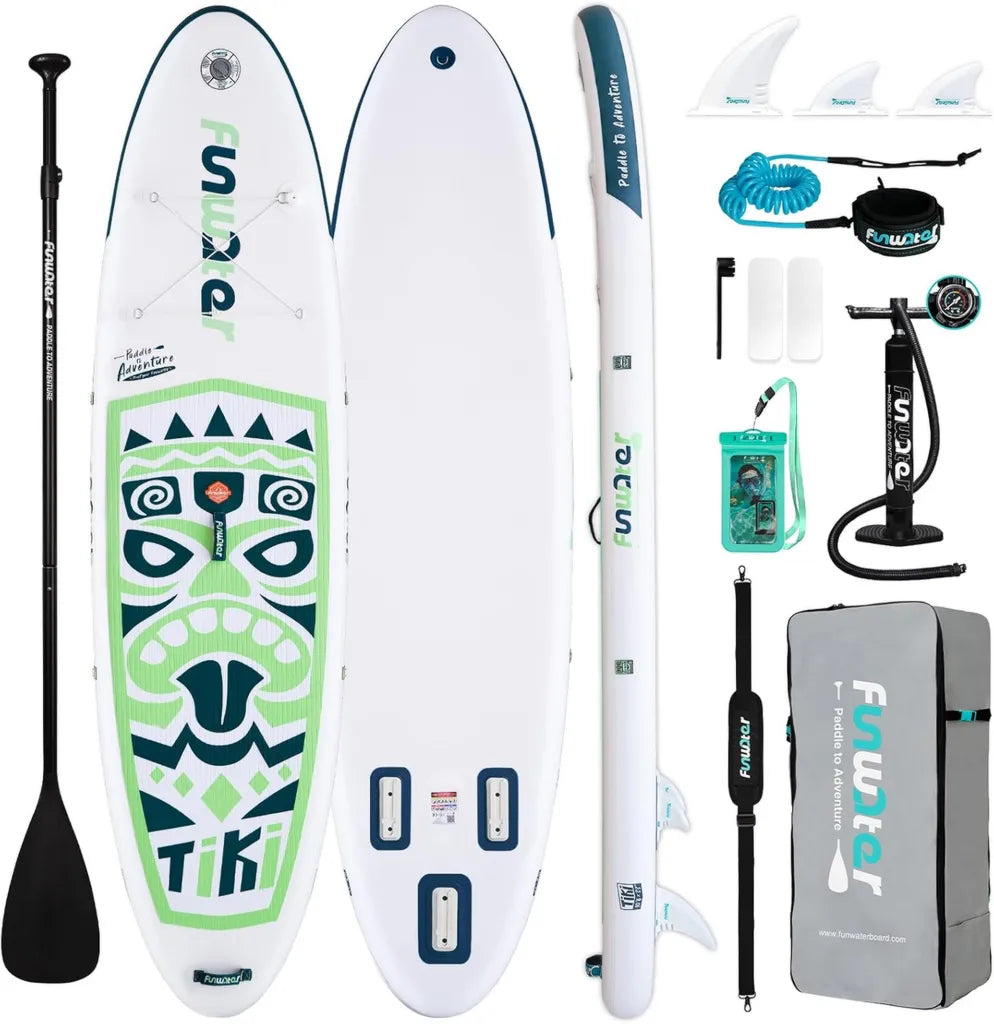 Tabla de Paddle Surf Inflable Ultraligera FunWater con Accesorios Completos