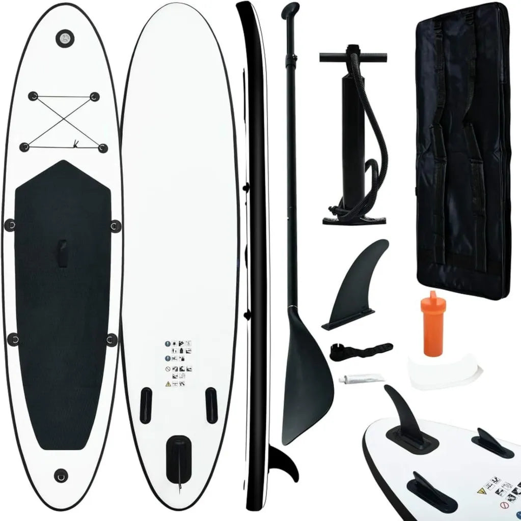 Tabla de Paddle Surf Hinchable Bicolor con Accesorios
