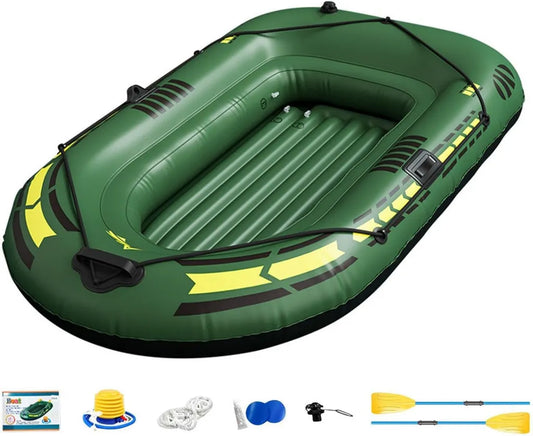 Bote inflable ergonómico para rafting y pesca, serie duradera para adultos y niños, ideal para recreación en lagos