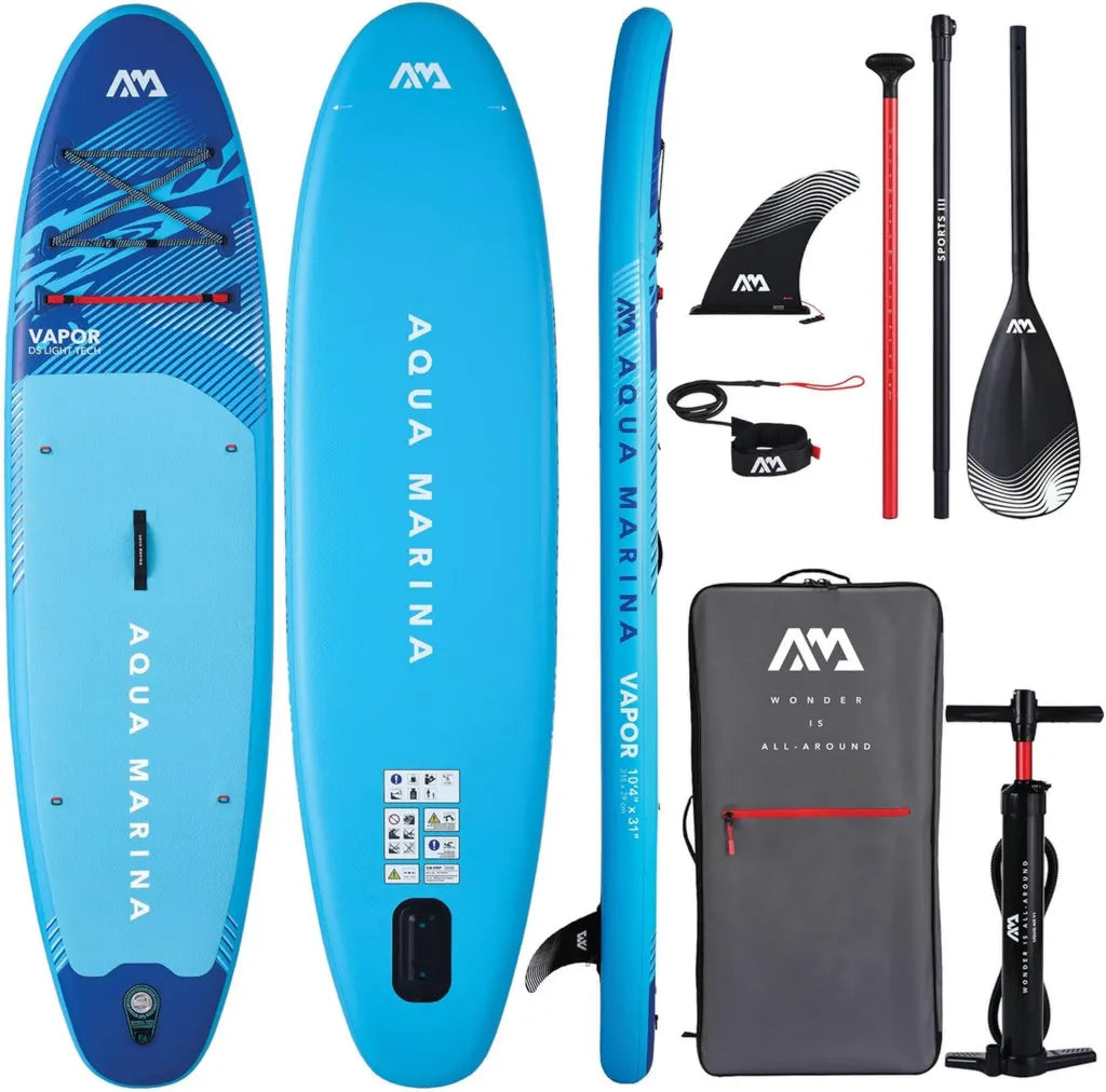 Tabla de Paddle Surf Inflable Aqua Marina Vapor 10'4' con Accesorios