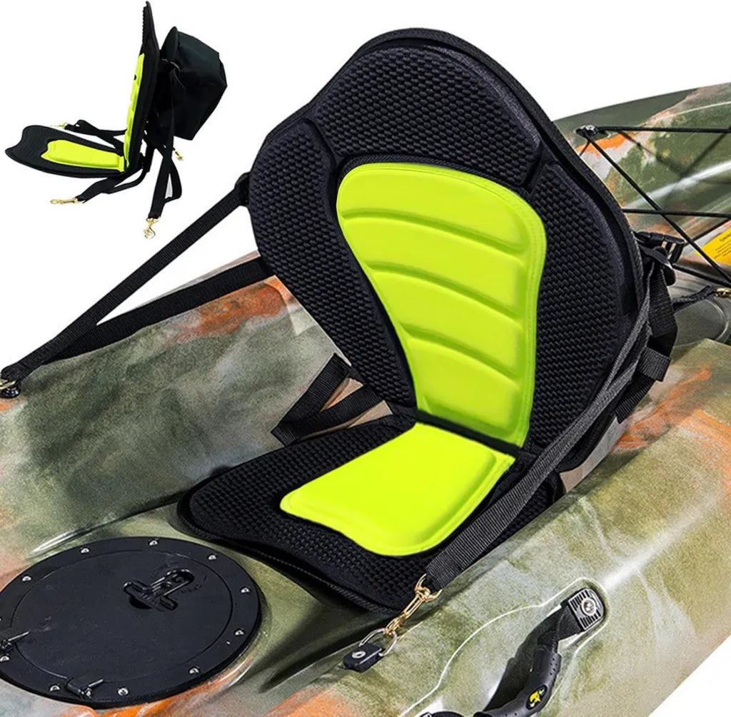 Asiento Universal para Paddle Board y Kayak, 76x51 cm, Tela y EVA, Respaldo Ergonómico