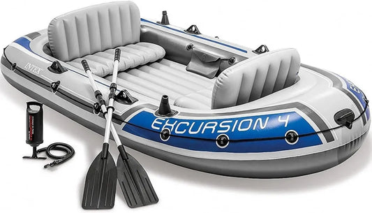 Kayak Inflable Plegable para Adultos, Balsa de Pesca y Recreativa