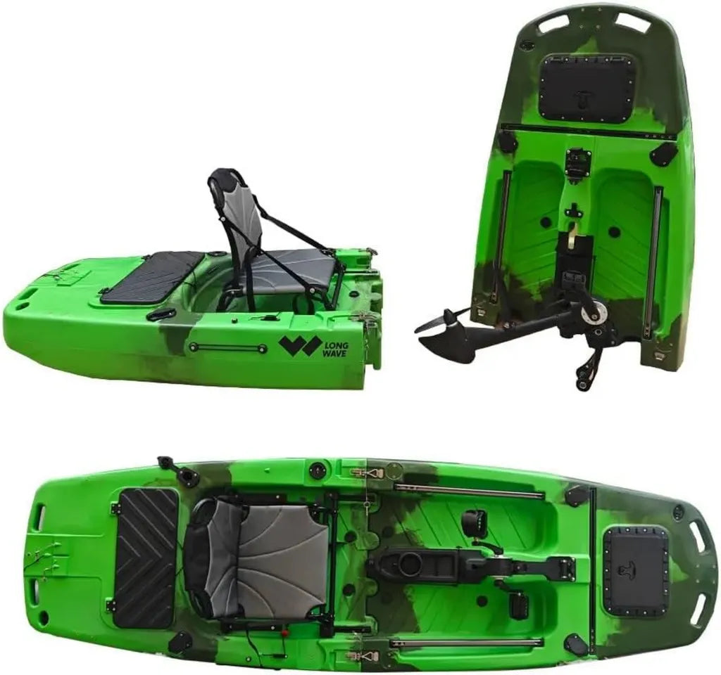 Kayak de Pesca Modular Long Wave con Almacenamiento