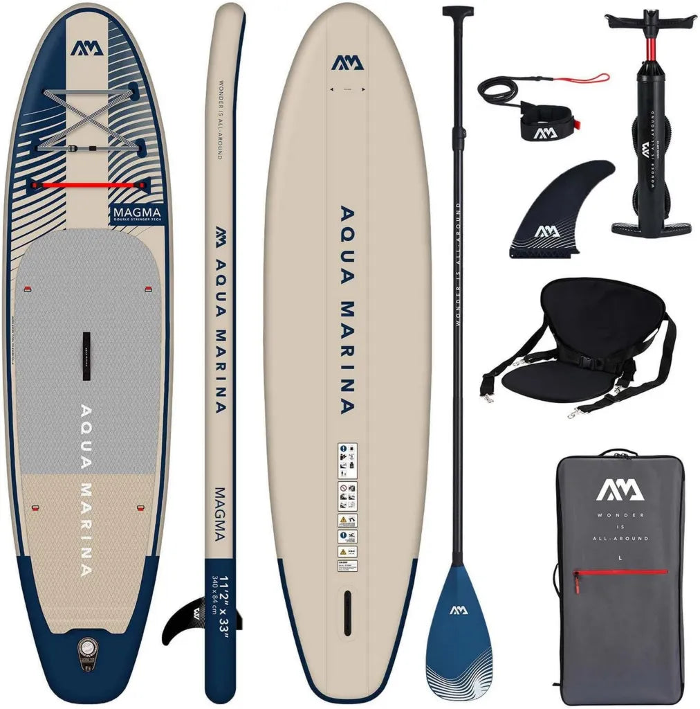 Tabla de Paddle Surf Inflable Aqua Marina Magma 340 cm con Accesorios
