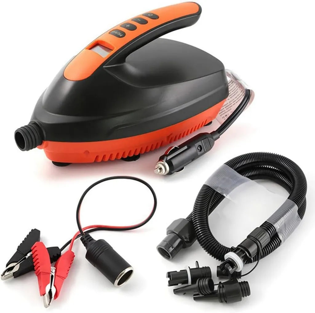 Inflador Eléctrico Portátil 16 PSI para SUP, Barcos y Piscinas