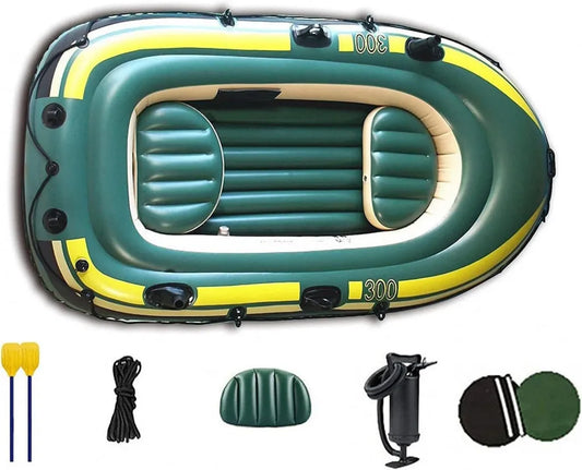 Kayak Inflable para Adultos, Bote de Pesca Plegable